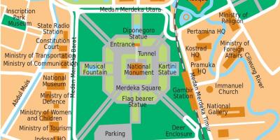 Карта офис Джакарта