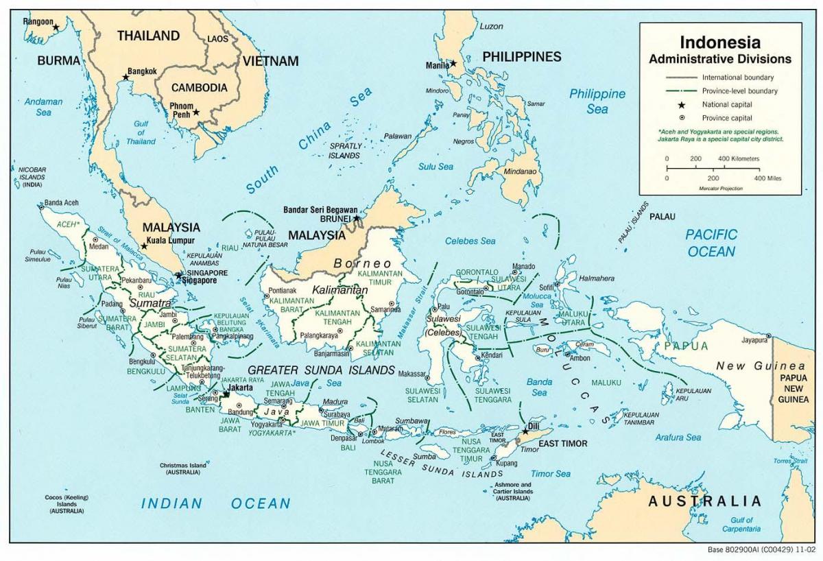 Джакарта Индонезия на картата на света
